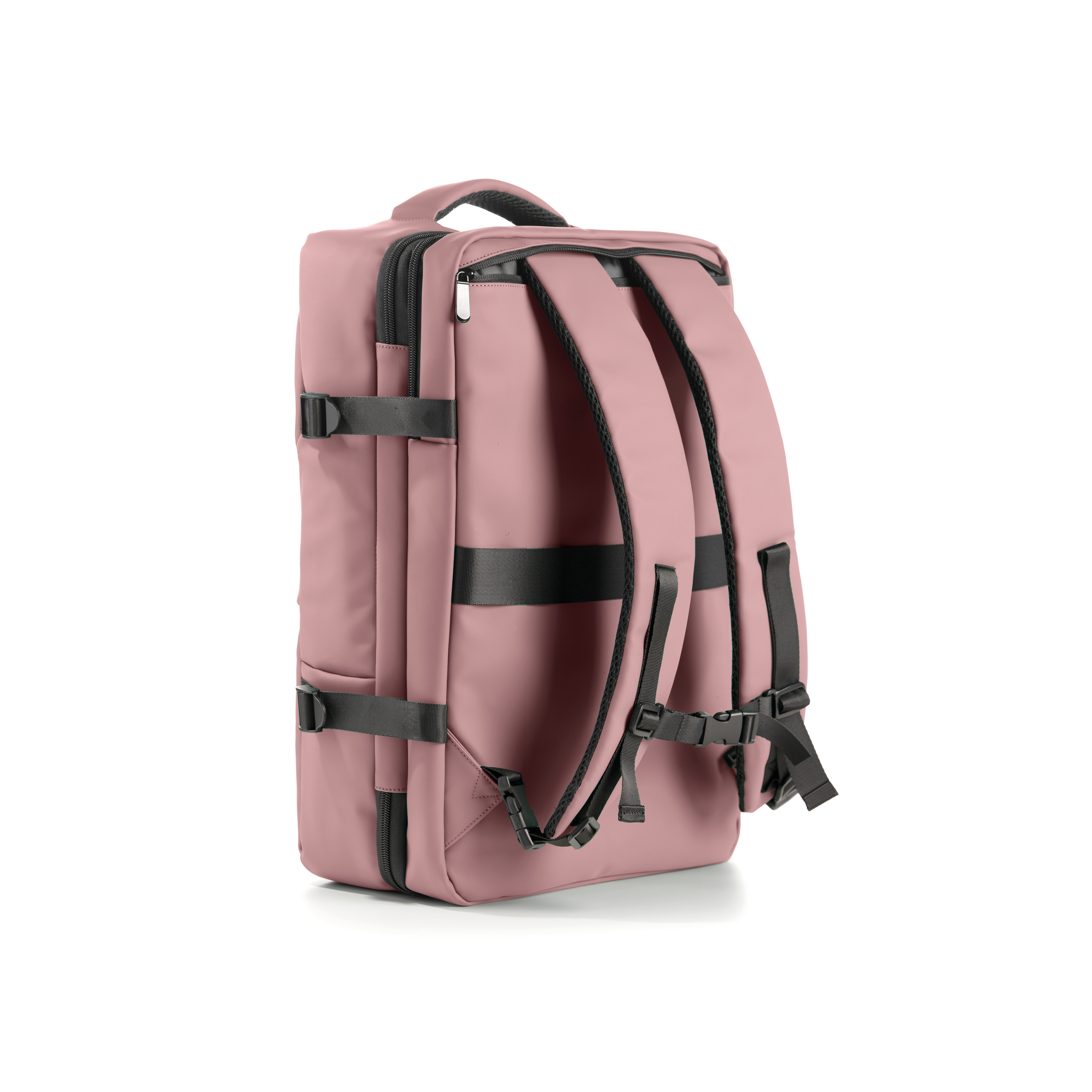 Zaino Da Viaggio Leggero E Impermeabile – Rosa Neonato Con Fantasia Floreale – Multitasca, Dimensioni 30x24x15 Cm – Ideale Per Donna, Palestra, Scuola E Gite - 4